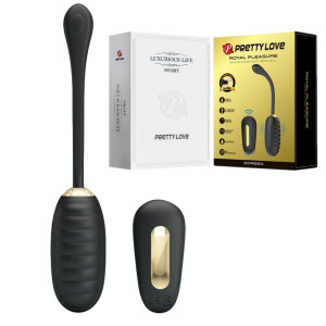 PRETTY LOVE - DOREEN EGG - Wibrujące jajeczko na pilota, USB Czarne
