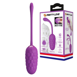 PRETTY LOVE - MARINA EGG - Wibrujące jajeczko z wypustkami, USB