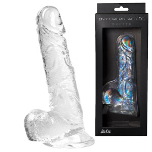 Lola Intergalactic Oxygen Transparentne dildo realistyczne z przyssawką