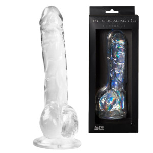 Lola Intergalactic Luminous Transparentne dildo realistyczne z przyssawką