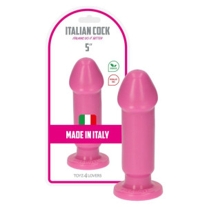 Italian Cock 5" Caio Pink 13 cm Dildo realistyczne różowe z przyssawką