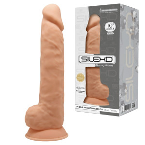 SD.Model 5 ( 10" ) Realistyczne dildo z przyssawką, Cieliste Silikonowe