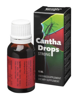 Suplement diety dla par - Cantha Drops Strong - na zwiększenie libido - Cobeco