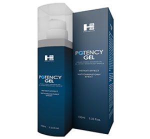Stymulujący żel dla mężczyzn - Potency Gel 100 ml - dłuższa erekcja i silniejszy wzwód