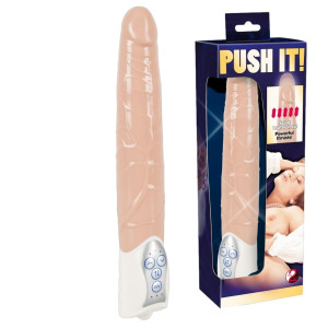 Wibrator Realistyczny z funkcją pchania - Push it! - na baterie, Cielisty You2Toys