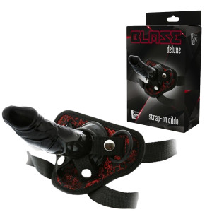 Dream Toys BLAZE DELUXE STRAP-ON DILDO Czarne