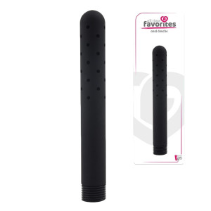 ALL TIME FAVORITES ANAL DOUCHE BLACK Końcówka prysznicowa do zabaw, Czarna