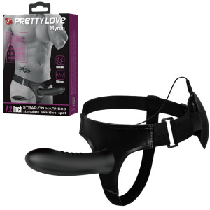 PRETTY LOVE - MYRON 7,2" - Realistyczny Strap-On z wibracjami