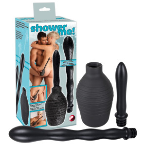Gruszka do lewatywy i zabaw analnych - Shower Me - Czarna - You2Toys