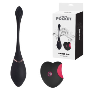 Toyz4Lovers Ovulo - Designerskie jajeczko na pilota, USB Czarne
