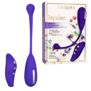 CaleXotics Estim Jajko Wibrujce, Niebieskie Silikonowe