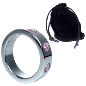 Boss Series Ring with Rose Diamonds L - Pierścień erekcyjny z diamencikami