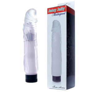 Juicy Jelly Wibrator Realistyczny Przezroczysty