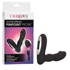 Calexotics WIRELESS PINPOINT PROBE Wibrujący masażer prostaty na pilota, USB Czarny
