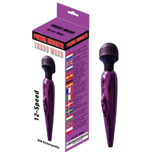 Power Escorts Stymulator Wand, Fioletowy