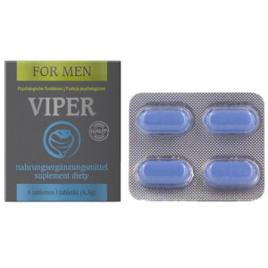 Suplement diety na zwiększenie libido - Viper (4 CAPS) - lepsza erekcja - Cobeco
