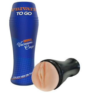 Boss Series Original Vacuum Cup To Go - Masturbator realistyczny w pojemniku