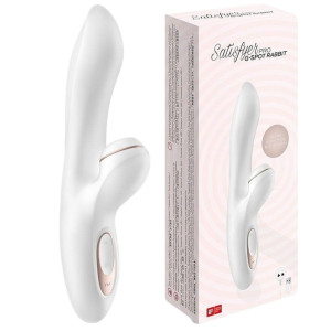 Wibrator łechtaczkowy Pro punkt G silikonowy biały 22 cm stymulujący punkt g Satisfyer