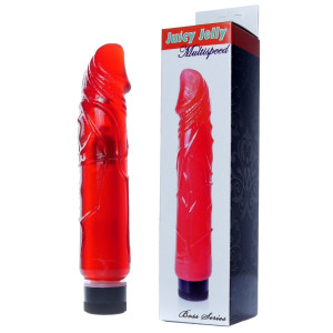 Juicy Jelly Wibrator Realistyczny Czerwony