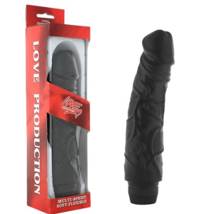 Seven Creations PERFECT PLEASURES 22CM Wibrator Realistyczny Czarny