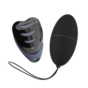 Alive Egg Black AAA 3,0 - Wibrujące jajeczko na pilota, Czarne
