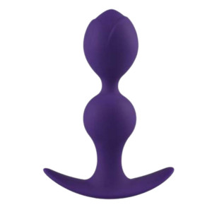 Toyz4Lovers Dyskretny korek analny - kulkowy, Fioletowy