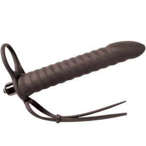 Lola Toys Strap-on Pure Passion Rori Black - Strap-On na penisa z opaską na penisa i jądra