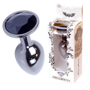 Plug-Jawellery Dark Silver PLUG- Black