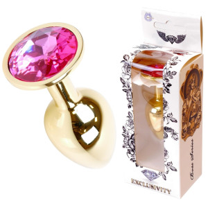 Plug-Jawellery Gold PLUG- Pink