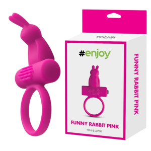 Toyz4LoversAnello fallico - Pierścień erekcyjny z króliczkiem, Różówy