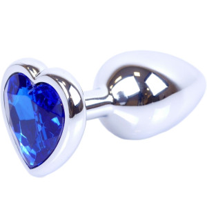 Boss Series Klasyczny korek analny z diamencikiem, Stalowy