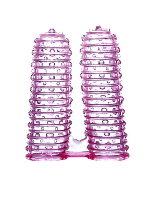 Boss Series Wonderful Fingers - Stymulatory na palec - z wypustkami