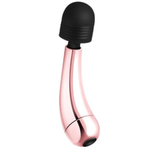 Rosy Gold - Nouveau Mini Curve Massager - Elegancki masażer Wand, USB