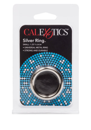 Calexotics SILVER RING SMALL - Pierścień erekcyjny - metalowy