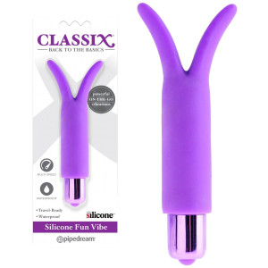 Pipedream Silicone Fun Vibe Stymulator Łechtaczki, Fioletowy Silikonowy