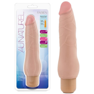 Wibrator realistyczny dopochwowy au Naturel Fabien Beige tpe cielisty 18 cm Blush