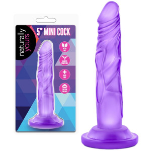 Blush NATURALLY YOURS 5INCH Dildo z przyssawką, Realistyczne Fioletowe