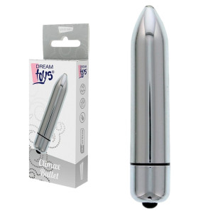 DREAM TOYS CLIMAX BULLET SILVER Klasyczny wibrator, ABS
