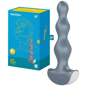 Satisfyer Lolli-Plug 2 Korek analny z wibracjami, Szary Silikonowy
