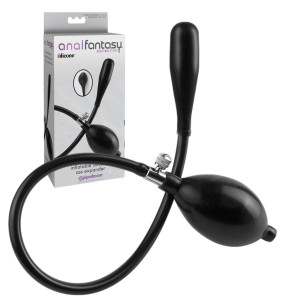 AFC Inflatable Ass Expander Pompowany korek analny, Czarny Silikonowy