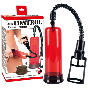 You2Toys Penis Pump "Air Control" Klasyczna pompka do penisa, Czerwona