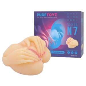 Puretoyz Sense n.7 Realistyczny masturbator z dłońmi, Cielisty TPR
