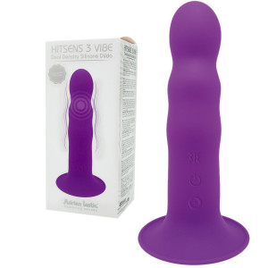 A.D. Hitsens 3 (7'') Purple Motor Wibrator z mocną przyssawką, USB Fioletowy Silikonowy