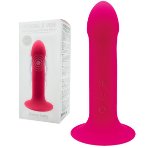 A.D. Hitsens 2 (6'5") Pink Motor Wibrator z mocną przyssawką, USB Różowy Silikonowy