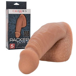Calexotics Packing Penis 5 inch /12.75 cm Dildo Realistyczne z jądrami, Brązowe TPR