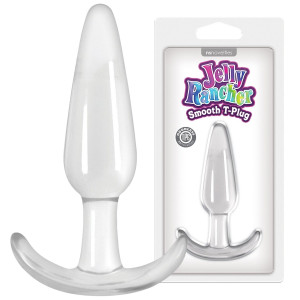 NS Novelties JELLY RANCHER T PLUG SMOOTH CLEAR Korek Analny - Dyskretny, Przezroczysty