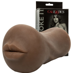 Calexotics Stroke It Mouth Masturbator Realistyczny - usta, Brązowy TPR