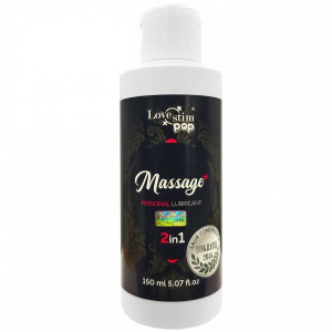 OLEJEK do masażu erotycznego -POP MASSAGE 150 ml - rozgrzewający - LoveStim