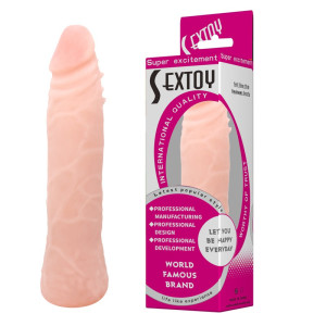 BAILE - SEXTOY Bendable Realistyczne Dildo z kręgosłupem, Cieliste TPR