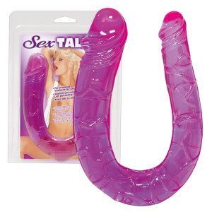 You2Toys Sex Talent Double Dong Realistyczne dwustronne dildo, Różowe PVC